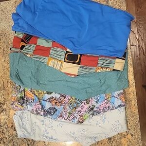 Lot of 5 Pair One Size Leggings from LuLaRoe